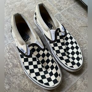 Vans Classic Slip On Checkerboard Shoes, Women’s size 6